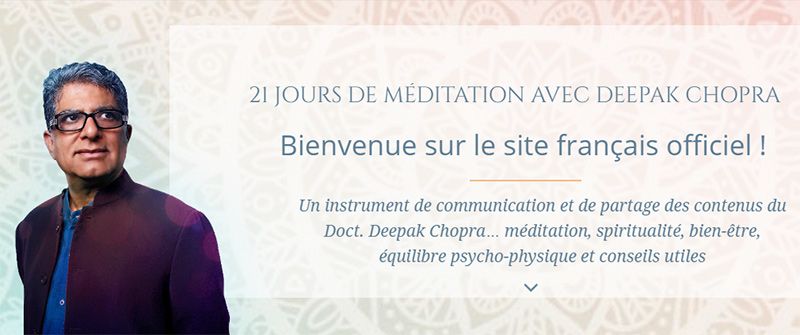 21jours de meditation deepak chopra presentation avis