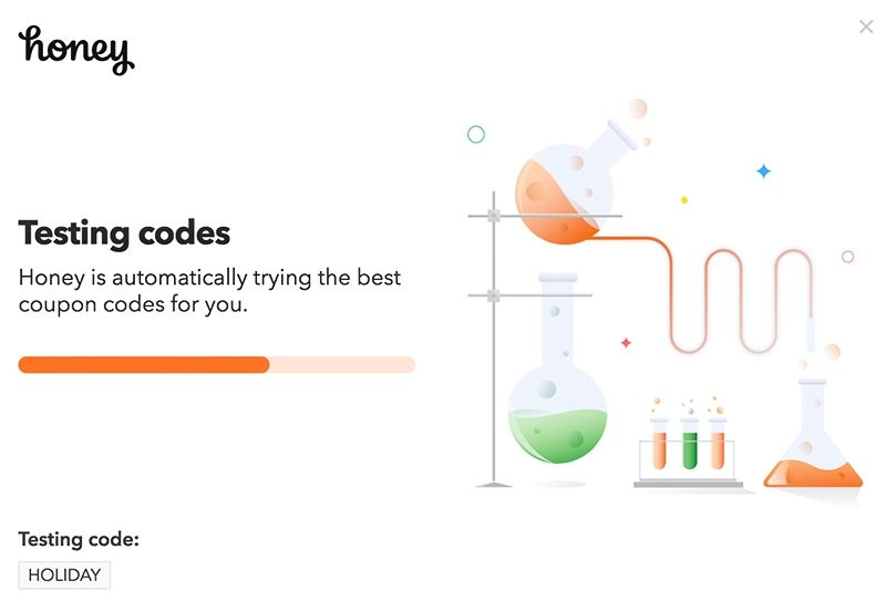 chercher automatiquement code reduction honey avis
