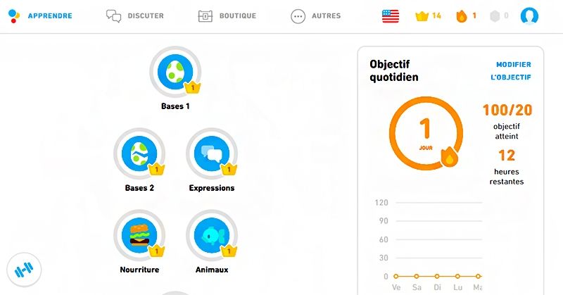 presentation cours duolingo avis