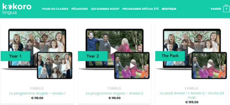 avis kokoro lingua programme