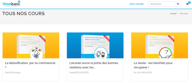 cours weelearn avis