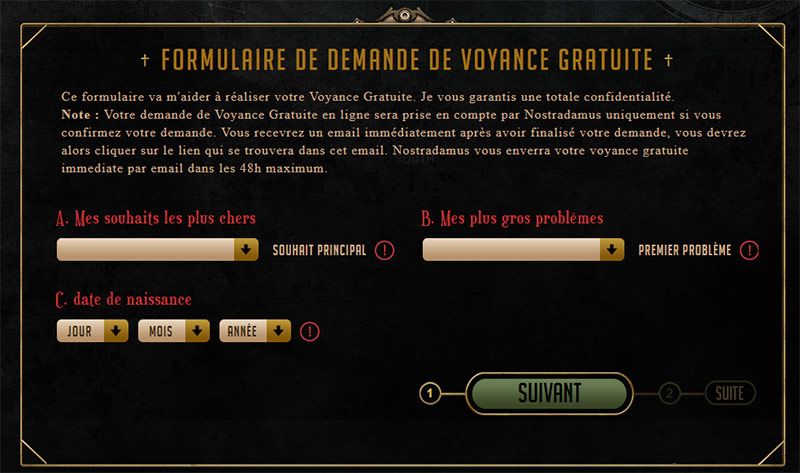 demande voyance gratuite nostradamus