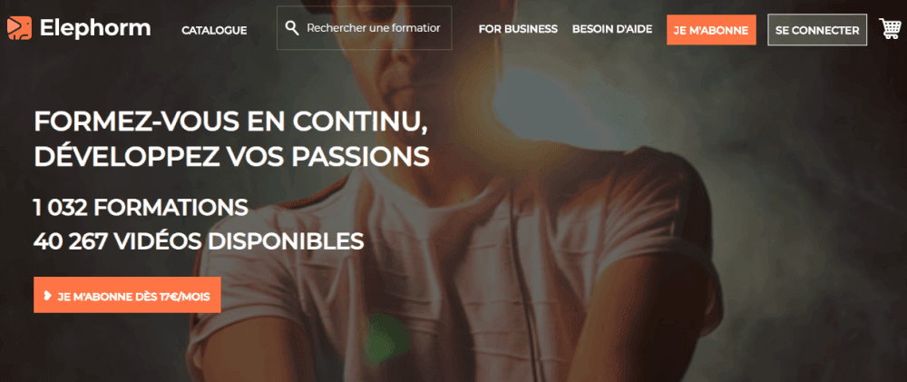 elephorm plateforme formation digitale avis