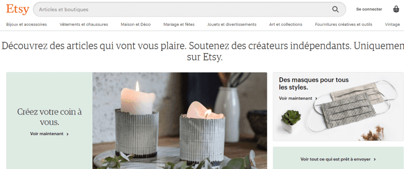 etsy site vente creation avis