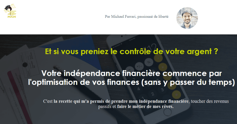 je prends mon argent en main avis