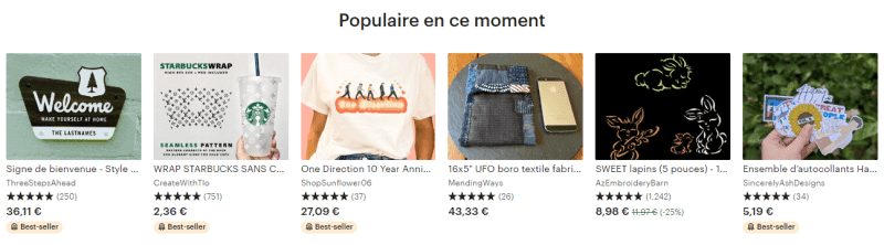 produits vendus etsy avis
