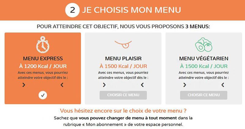 croq kilos choisir menu