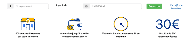 reservation examen poste codedelaroute io avis