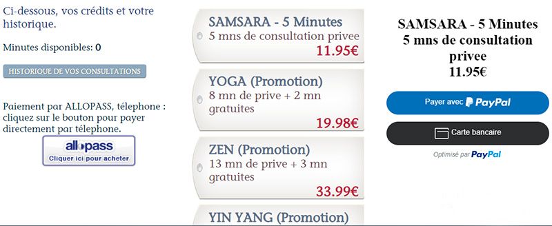 tarifs espoir voyance avis