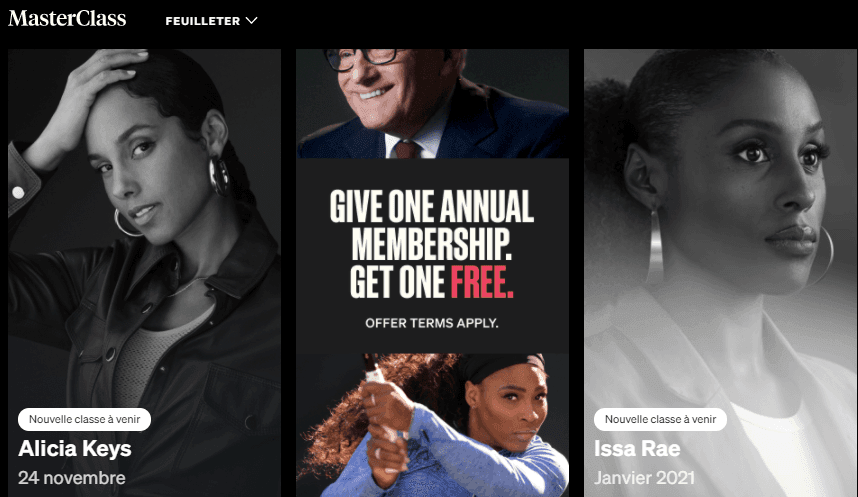 masterclass meilleure plateforme mooc avis