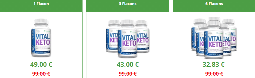 tarifs vital keto nutravitali avis