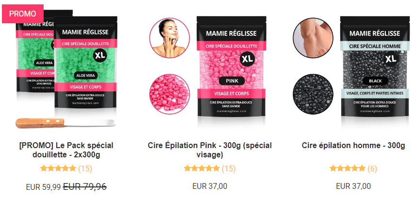 cires epilation mamie reglisse avis