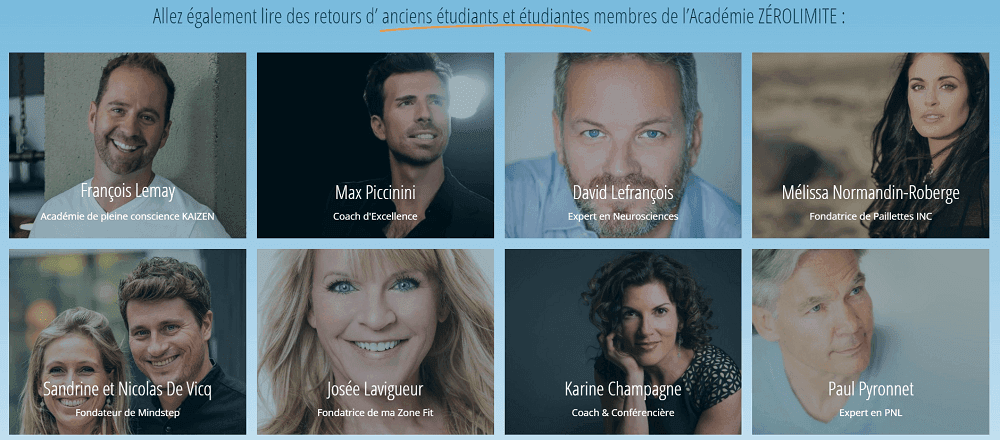 zerolimite eleves coaching