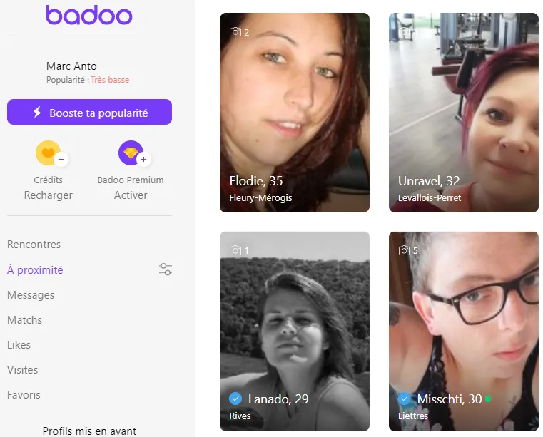 badoo rencontre a proximité
